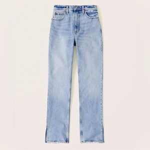 Abercrombie The 90s Straight Leg Ultra High Rise
